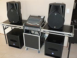 Custom mixer workstation rack cases